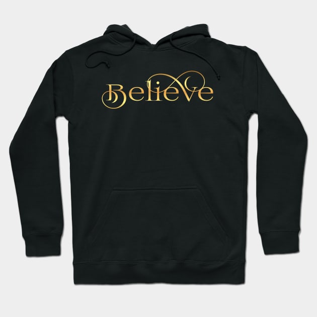 Believe Art Hoodie by Shop Ovov